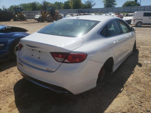 1C3CCCAB4FN606973 - 2015 CHRYSLER 200 LIMITE WHITE photo 4