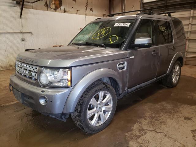 SALAK2D44DA661899 - 2013 LAND ROVER LR4 HSE LU SILVER photo 2