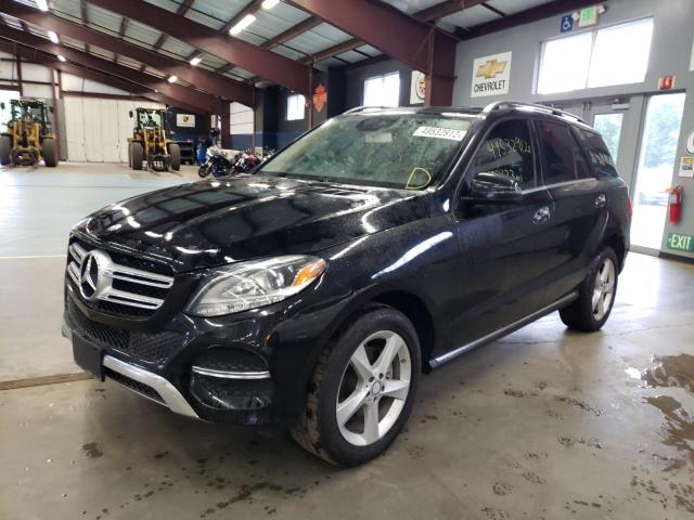 4JGDA5HB5GA777100 - 2016 MERCEDES-BENZ GLE 350 4M BLACK photo 2