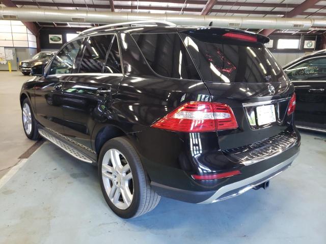 4JGDA5HBXEA357958 - 2014 MERCEDES-BENZ ML 350 4MA BLACK photo 3