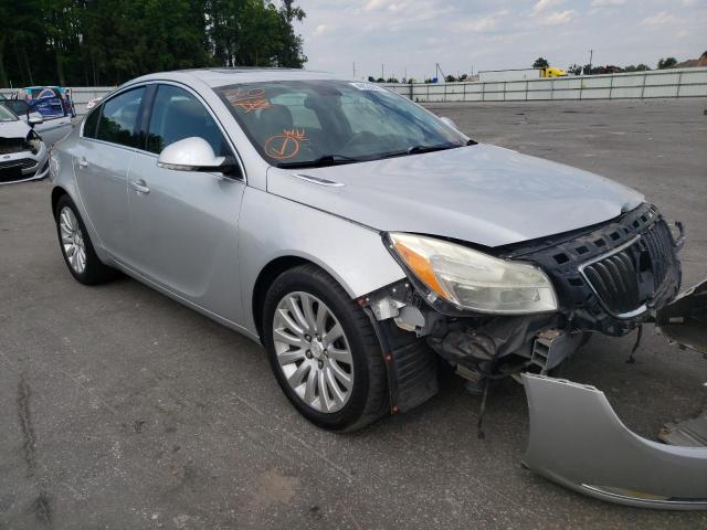 2G4GR5EK5C9148825 - 2012 BUICK REGAL SILVER photo 1