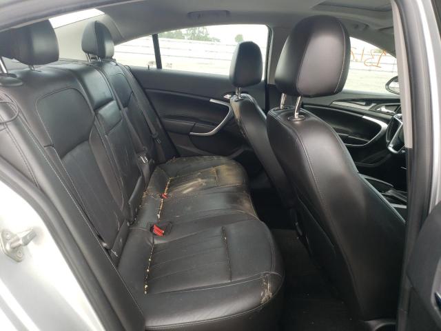 2G4GR5EK5C9148825 - 2012 BUICK REGAL SILVER photo 6