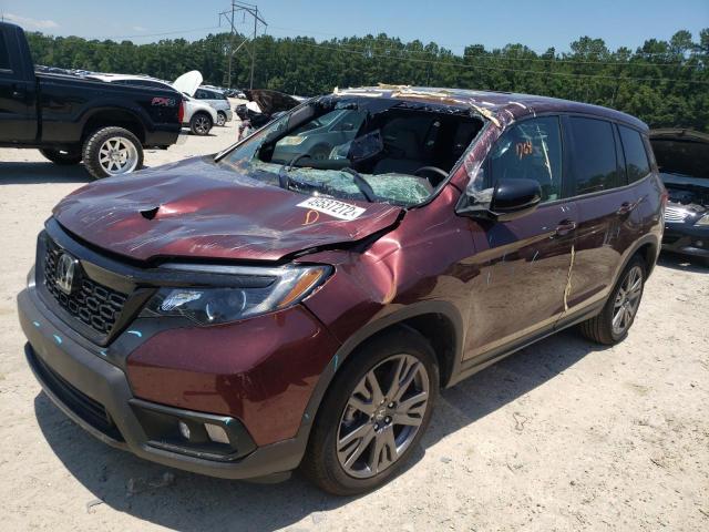 5FNYF7H5XMB010326 - 2021 HONDA PASSPORT E 勃艮第红 照片 2