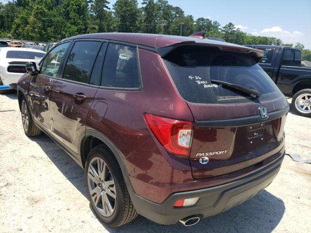 5FNYF7H5XMB010326 - 2021 HONDA PASSPORT E 勃艮第红 照片 3