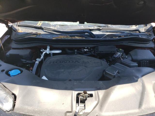 5FNYF7H5XMB010326 - 2021 HONDA PASSPORT E 勃艮第红 照片 7