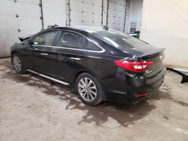 5NPE34AF6FH183407 - 2015 HYUNDAI SONATA SPO BLACK photo 3