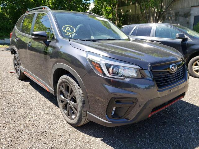 JF2SKEKC1KH454044 - 2019 SUBARU FORESTER S GRAY photo 1