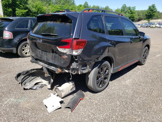 JF2SKEKC1KH454044 - 2019 SUBARU FORESTER S GRAY photo 4