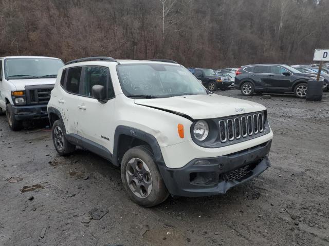 ZACCJBAB0HPE42031 - 2017 JEEP RENEGADE S თეთრი ფოტო 1