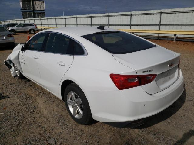 1G1ZC5ST3MF086340 - 2021 CHEVROLET MALIBU LS WHITE photo 3