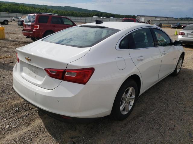 1G1ZC5ST3MF086340 - 2021 CHEVROLET MALIBU LS WHITE photo 4