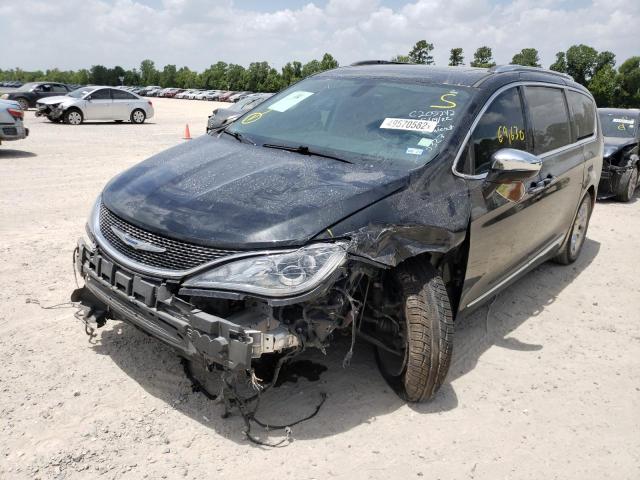 2C4RC1GG5JR185323 - 2018 CHRYSLER PACIFICA L BLACK photo 2