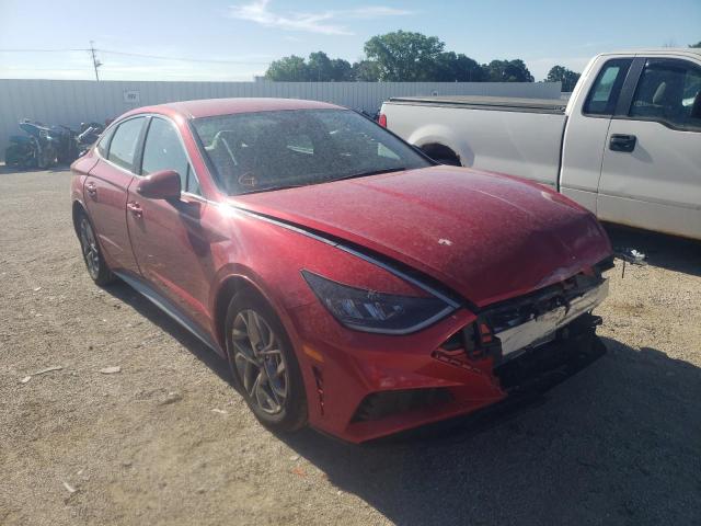 5NPEL4JA7LH025514 - 2020 HYUNDAI SONATA SEL RED photo 1