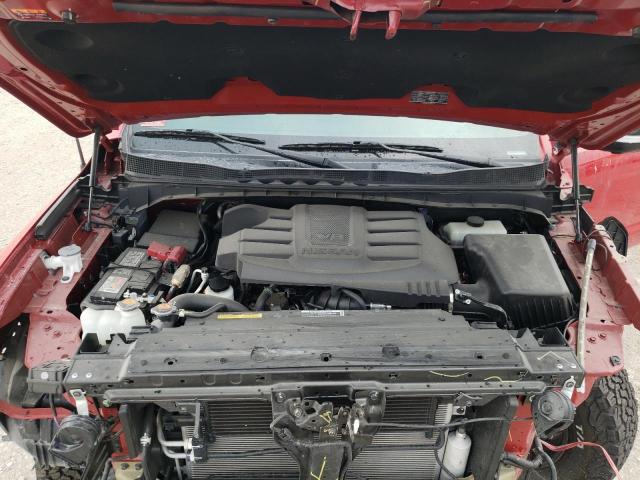 1N6AA1ED1MN516201 - 2021 NISSAN TITAN SV RED photo 7