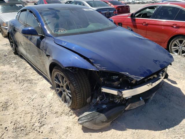 5YJSA1E64NF474194 - 2022 TESLA MODEL S Mavi foto 1
