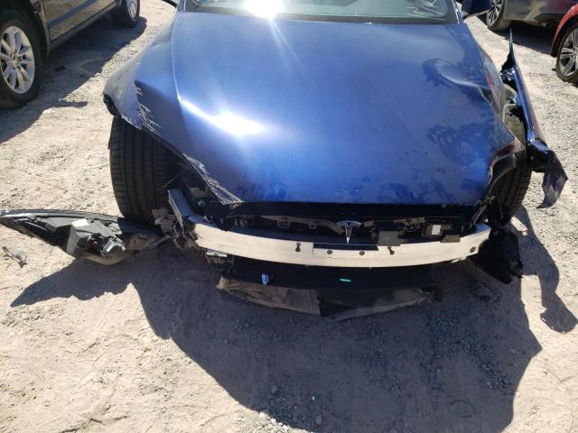 5YJSA1E64NF474194 - 2022 TESLA MODEL S Mavi foto 9