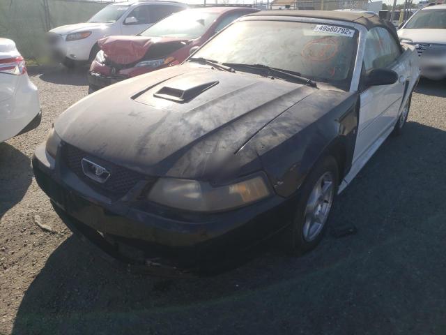 1FAFP44413F391502 - 2003 FORD MUSTANG WHITE photo 2