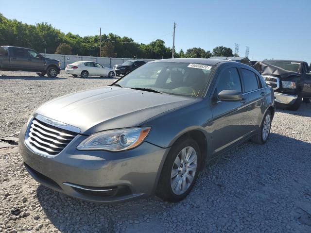 1C3CCBAB4CN113686 - 2012 CHRYSLER 200 LX GRAY photo 2