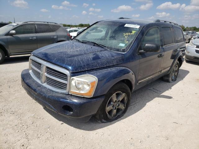 1D4HD58226F159203 - 2006 DODGE DURANGO LI BLUE photo 2