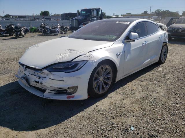 5YJSA1E27LF364962 - 2020 TESLA MODEL S Սպիտակ լուսանկար 2