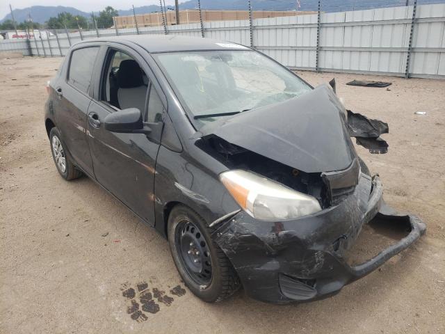 JTDKTUD38DD546717 - 2013 TOYOTA YARIS BLACK photo 1