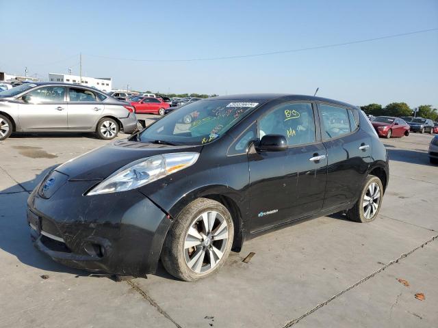 1N4AZ0CP1DC408889 - 2013 NISSAN LEAF S BLACK photo 2