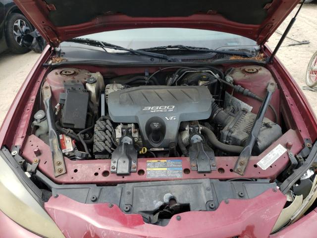 2G2WP522X51176085 - 2005 PONTIAC GRAND PRIX Қызыл фото 7