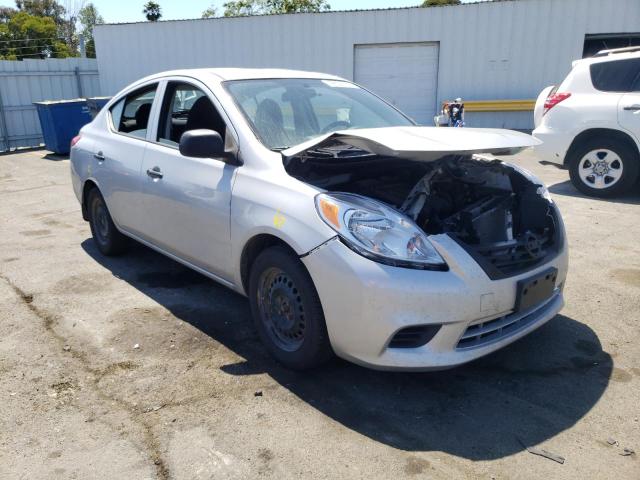 3N1CN7AP7DL836631 - 2013 NISSAN VERSA SILVER photo 1