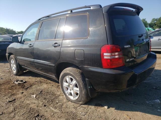 JTEHF21A520097005 - 2002 TOYOTA HIGHLANDER BLACK photo 3