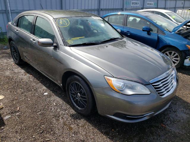 1C3CCBAB9DN542369 - 2013 CHRYSLER 200 LX GRAY photo 1