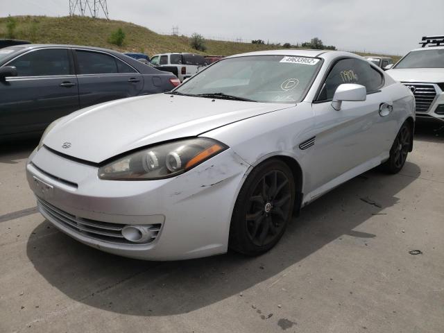 KMHHN66F17U234777 - 2007 HYUNDAI TIBURON GT SILVER photo 2