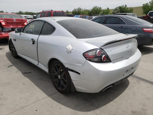 KMHHN66F17U234777 - 2007 HYUNDAI TIBURON GT SILVER photo 3