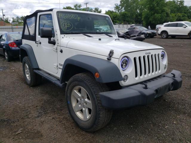 1C4AJWAG3EL223154 - 2014 JEEP WRANGLER S WHITE photo 1