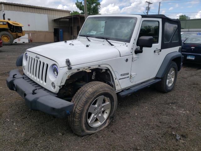 1C4AJWAG3EL223154 - 2014 JEEP WRANGLER S WHITE photo 2
