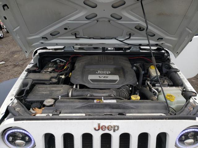 1C4AJWAG3EL223154 - 2014 JEEP WRANGLER S WHITE photo 7