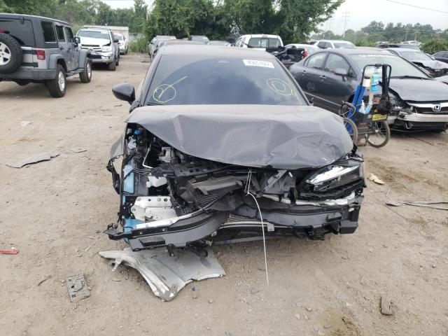 2HGFE2F58NH551226 - 2022 HONDA CIVIC BLACK photo 9