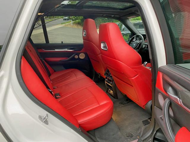 5YMKT6C57G0R78491 - 2016 BMW X5 M WHITE photo 5