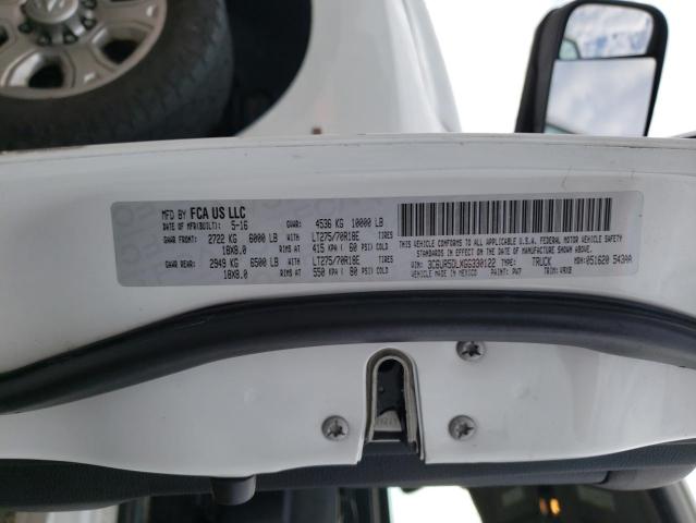 3C6UR5DLXGG330122 - 2016 RAM 2500 SLT 白色 照片 10