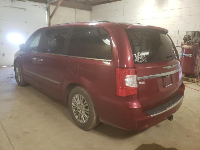 2C4RC1CG4ER328712 - 2014 CHRYSLER TOWN & COU MAROON photo 3