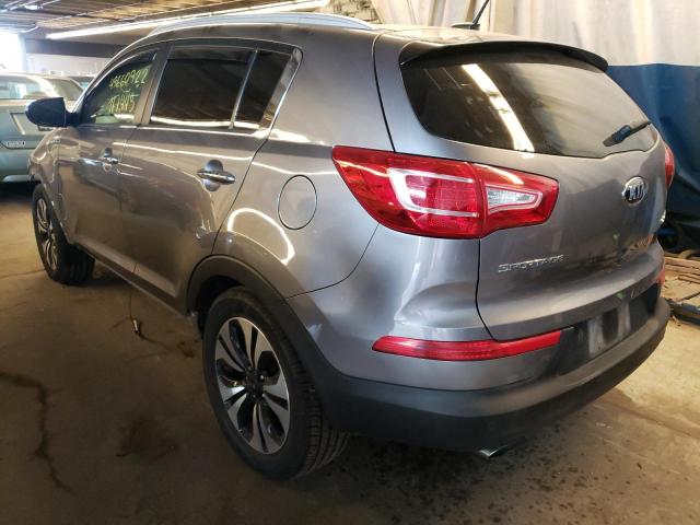 KNDPCCA63D7435344 - 2013 KIA SPORTAGE S GRAY photo 3