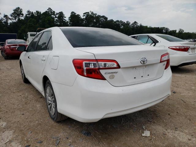 4T4BF1FKXCR219939 - 2012 TOYOTA CAMRY BASE WHITE photo 3