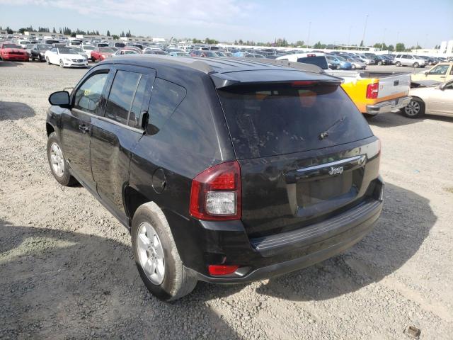 1C4NJCBA4ED812203 - 2014 JEEP COMPASS SP BLACK photo 3