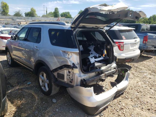 1FM5K8D8XGGB11084 - 2016 FORD EXPLORER X SILVER photo 3