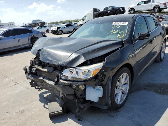 1G11G5SX0DF196170 - 2013 CHEVROLET MALIBU 3LT შავი ფოტო 2