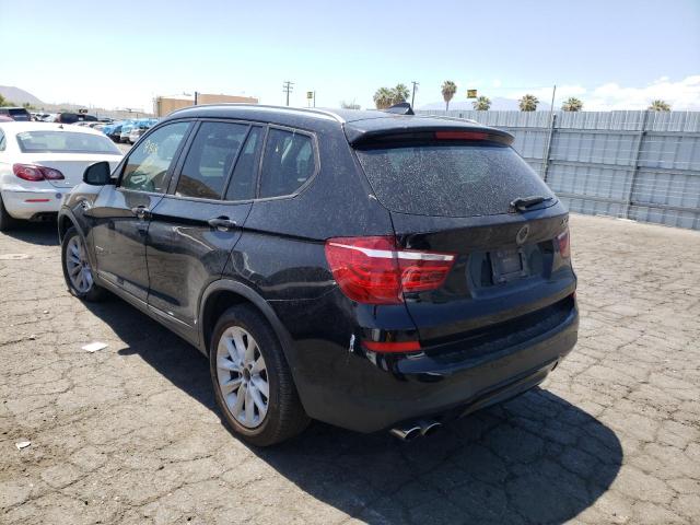 5UXWX9C5XG0D77139 - 2016 BMW X3 XDRIVE2 BLACK photo 3