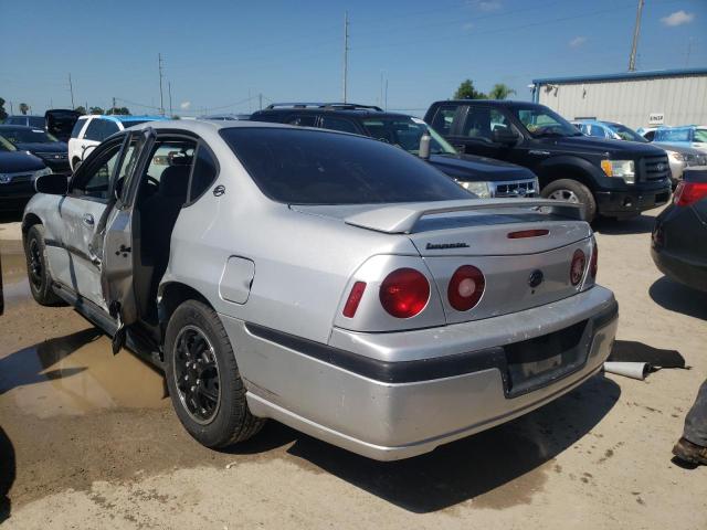 2G1WF52E149281387 - 2004 CHEVROLET IMPALA SILVER photo 3