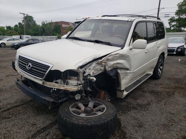 JT6HT00W7Y0120220 - 2000 LEXUS LX470 WHITE photo 2