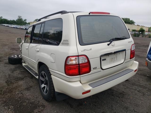 JT6HT00W7Y0120220 - 2000 LEXUS LX470 WHITE photo 3