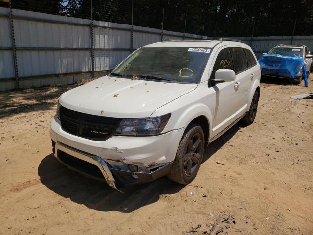 3C4PDCGG8JT505067 - 2018 DODGE JOURNEY CR WHITE photo 2