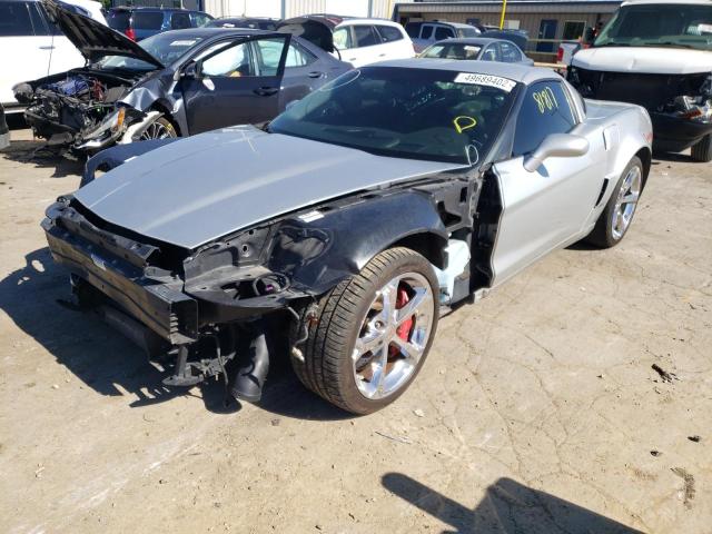 1G1YW2DW2D5105703 - 2013 CHEVROLET CORVETTE G GRAY photo 2